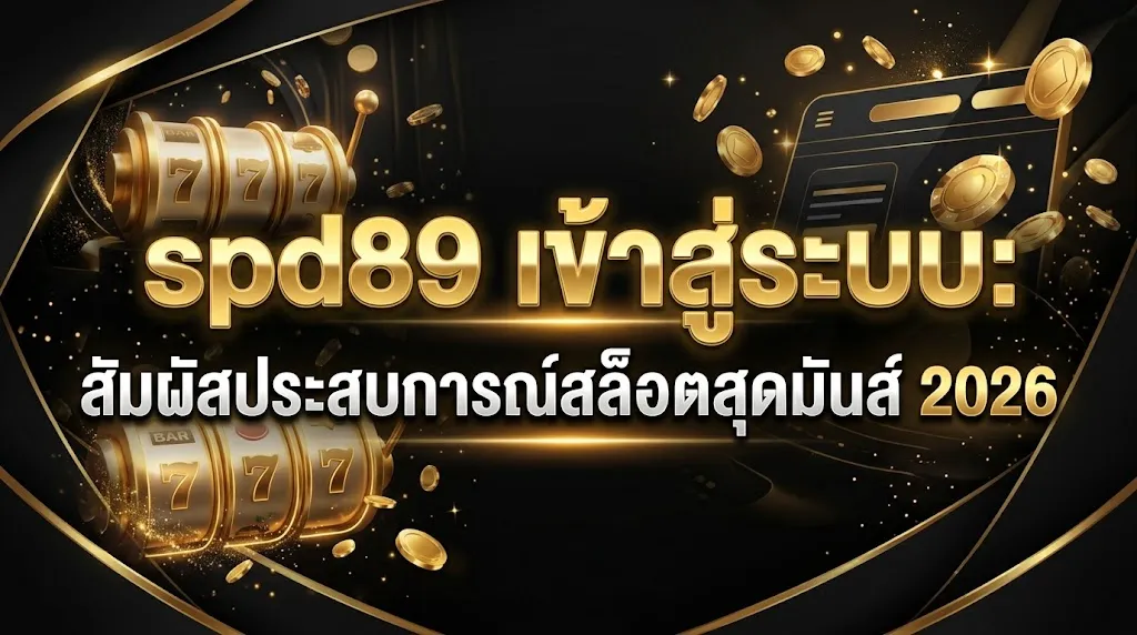 spd89 เข้าสู่ระบบ: สัมผัสประสบการณ์สล็อตสุดมันส์ 2026